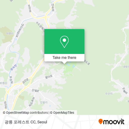 광릉 포레스트 CC map