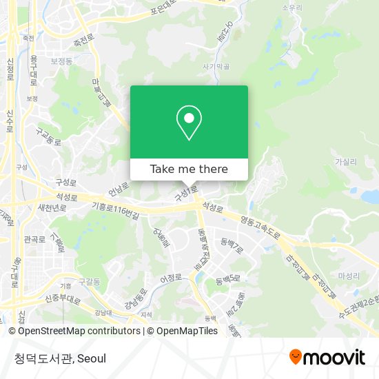 청덕도서관 map