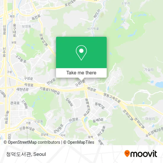 청덕도서관 map