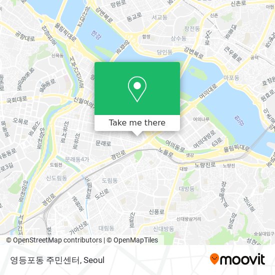 영등포동 주민센터 map