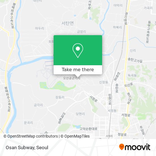 Osan Subway map