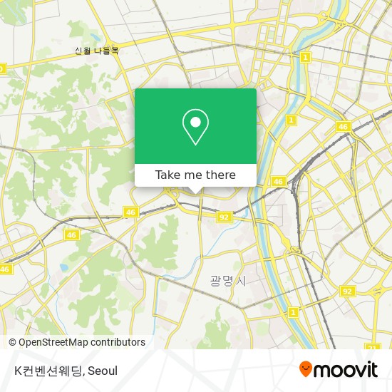 K컨벤션웨딩 map