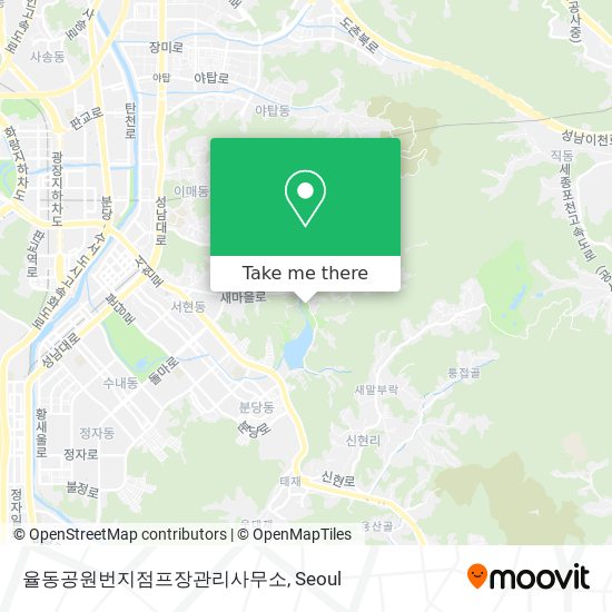 율동공원번지점프장관리사무소 map