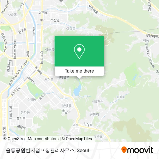 율동공원번지점프장관리사무소 map