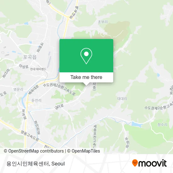 용인시민체육센터 map
