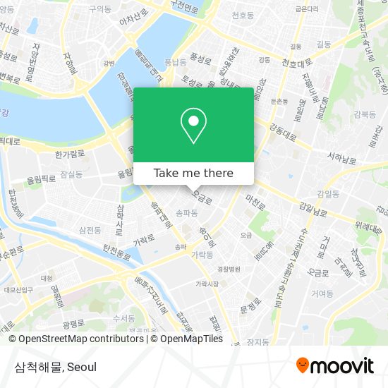 삼척해물 map