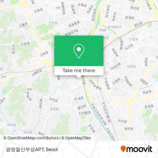 광명철산우성APT map