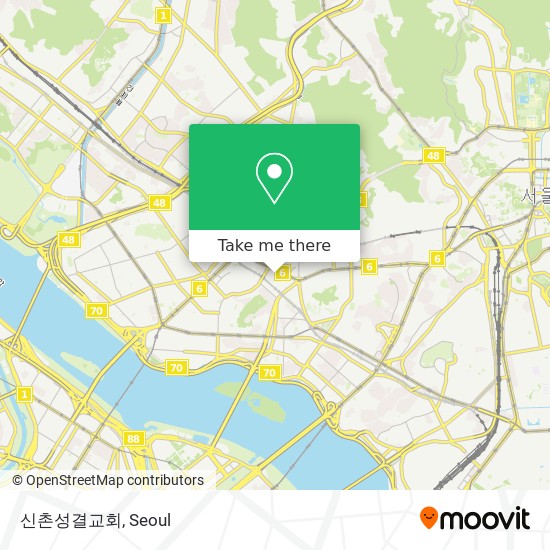 신촌성결교회 map