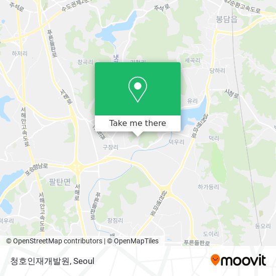 청호인재개발원 map