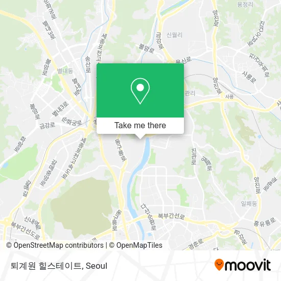 퇴계원 힐스테이트 map
