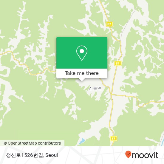 청신로1526번길 map