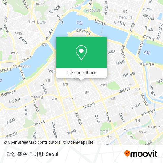 담양 죽순 추어탕 map