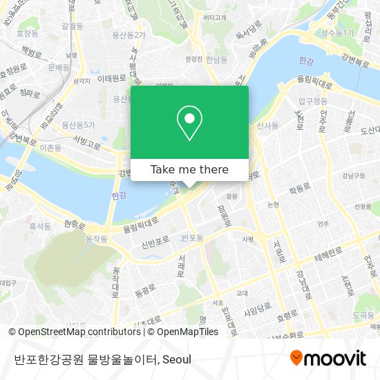 반포한강공원 물방울놀이터 map