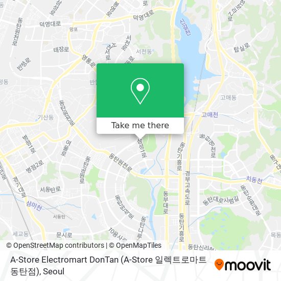 A-Store Electromart DonTan (A-Store 일렉트로마트 동탄점) map