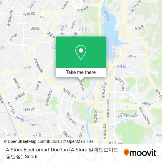 A-Store Electromart DonTan (A-Store 일렉트로마트 동탄점) map