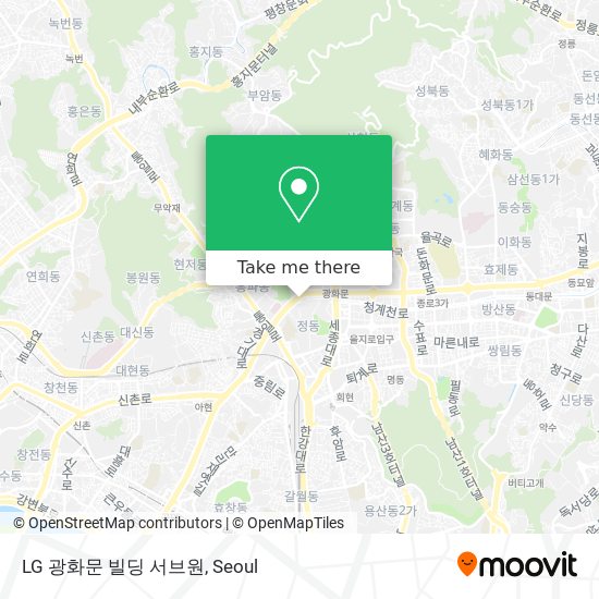 LG 광화문 빌딩 서브원 map