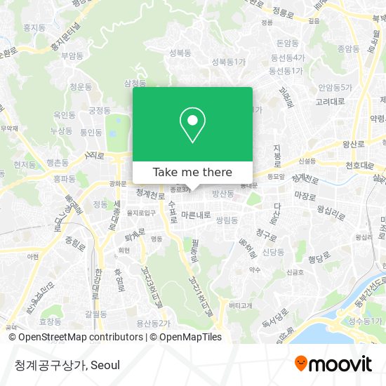 청계공구상가 map