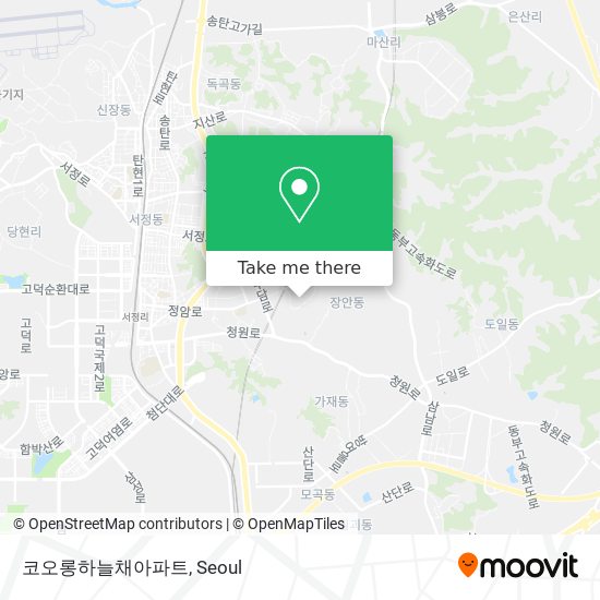 코오롱하늘채아파트 map