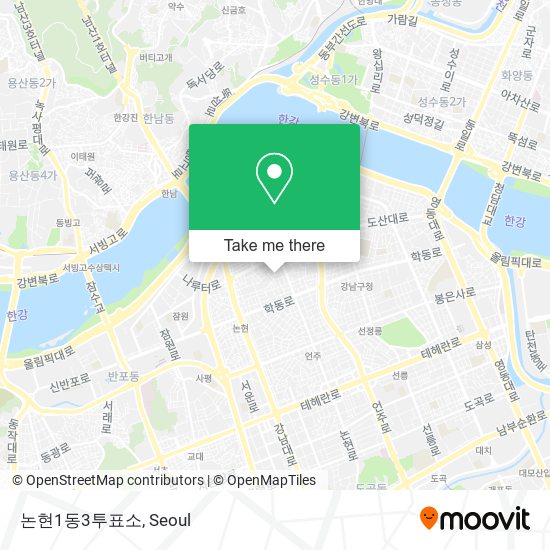 논현1동3투표소 map