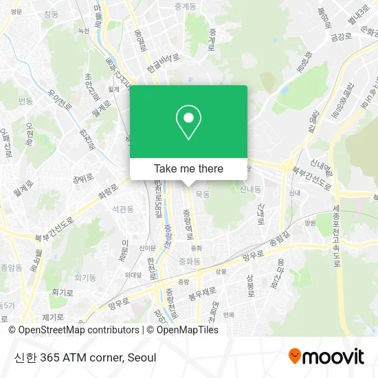 신한 365 ATM corner map