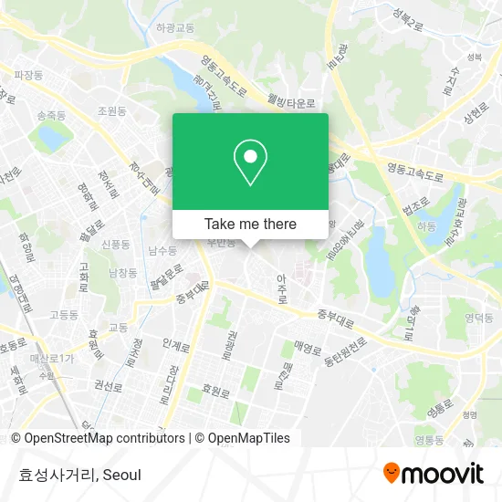 효성사거리 map
