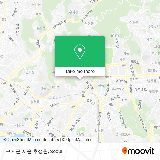 구세군 서울 후생원 map