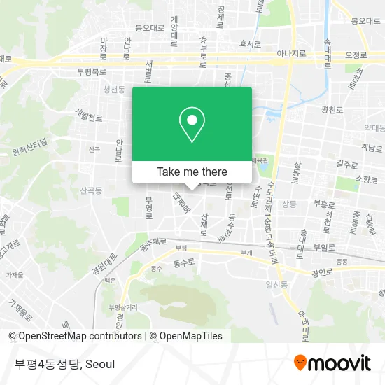 부평4동성당 map