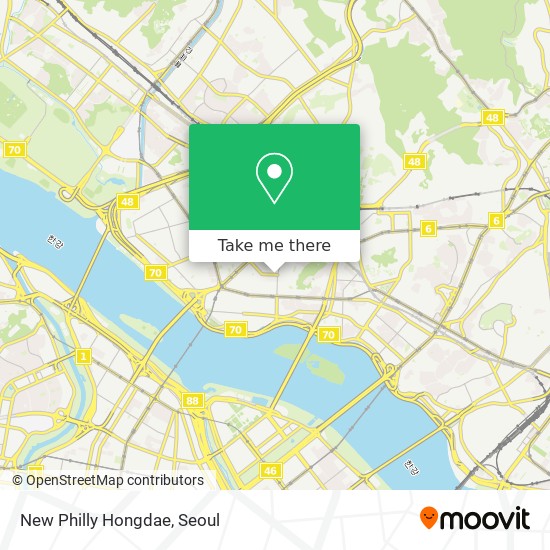 New Philly Hongdae map