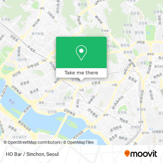 HO Bar / Sinchon map