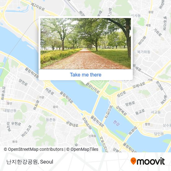 난지한강공원 map