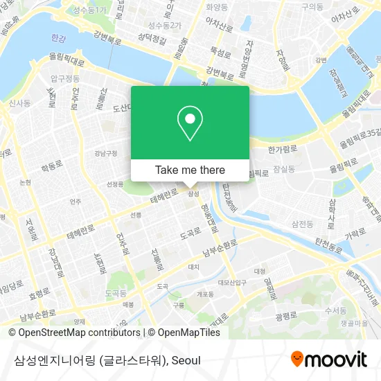 삼성엔지니어링 (글라스타워) map