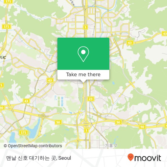 맨날 신호 대기하는 곳 map