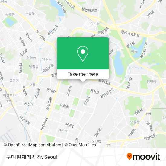 구매탄재래시장 map