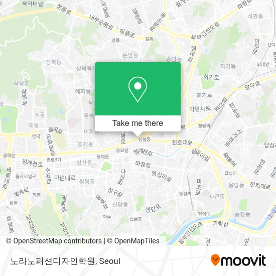 노라노패션디자인학원 map