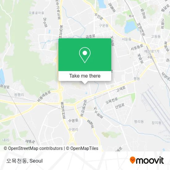 오목천동 map