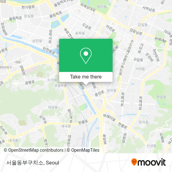 서울동부구치소 map