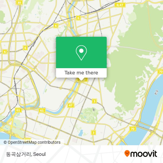 동곡삼거리 map