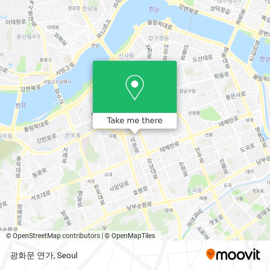 광화문 연가 map