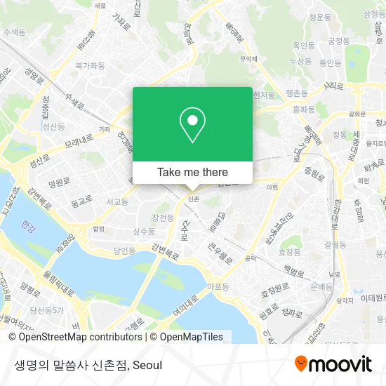생명의 말씀사 신촌점 map