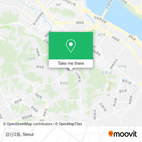 검단2동 map