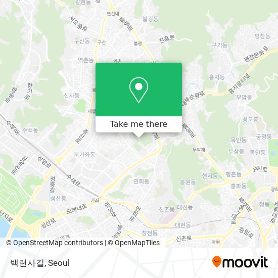 백련사길 map