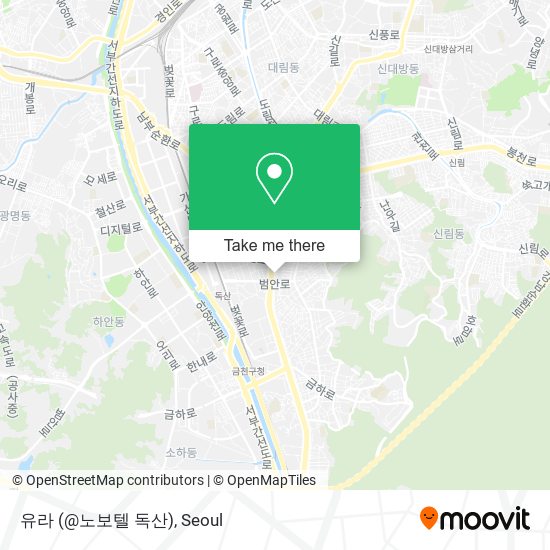 유라 (@노보텔 독산) map