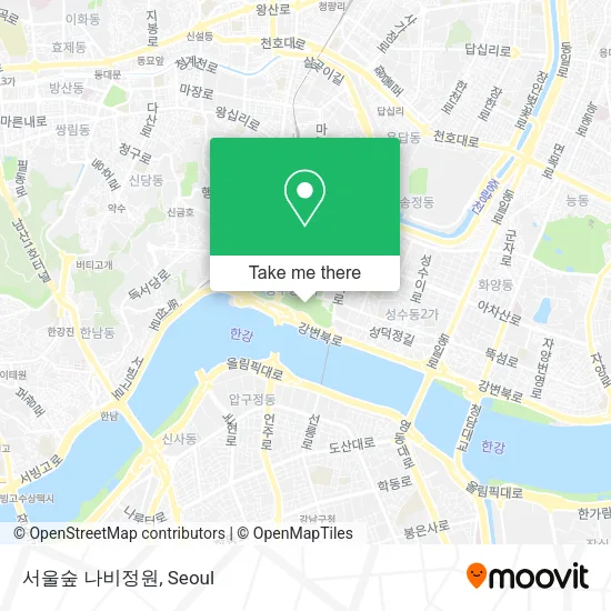 서울숲 나비정원 map