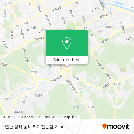 연안 생태 동태 찌개전문점 map