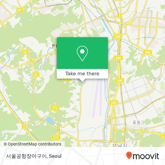 서울공항장어구이 map