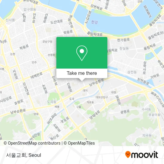 서울교회 map