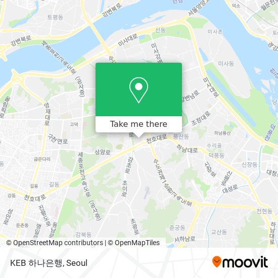 KEB 하나은행 map