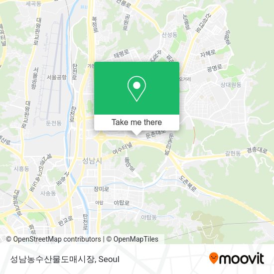 성남농수산물도매시장 map