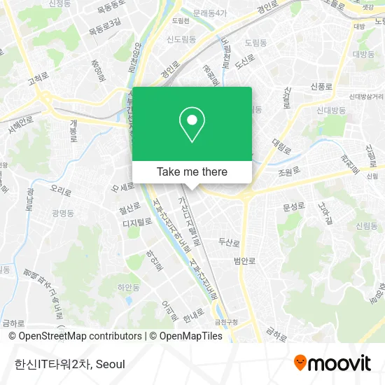 한신IT타워2차 map