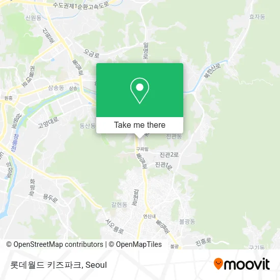 롯데월드 키즈파크 map